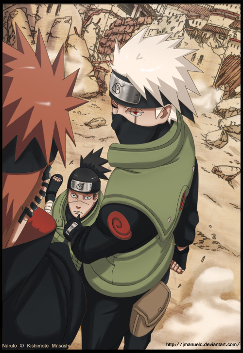 kakashi, pein, iruka